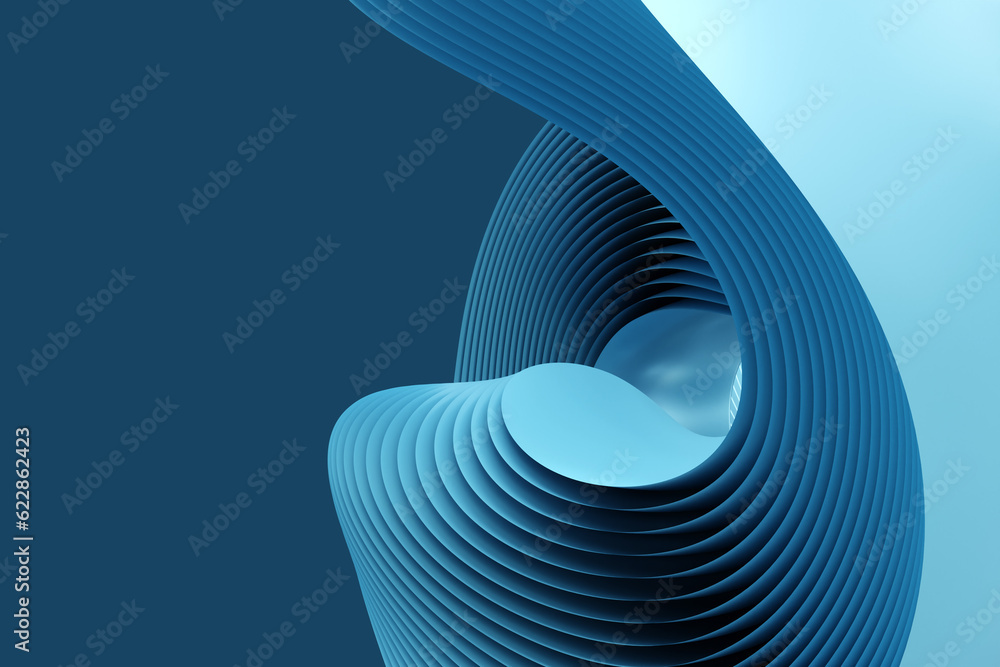 Aufkleber elegant background. swirl of wavy lines. stylish backdrop. turquoise background for design. lines me