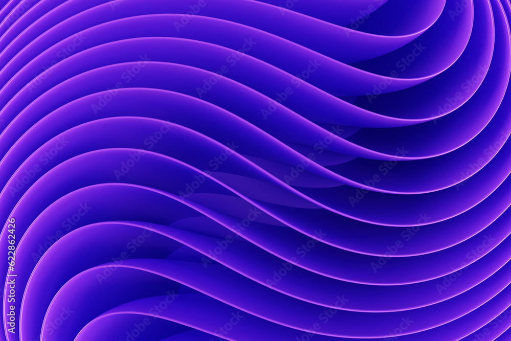 Poster purple waves. background with lines. wavy design. purple backdrop. stylish texture for advertising. 