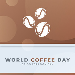 International Coffee Day Celebration Vector Design Illustration for Background, Poster, Banner, Advertising, Greeting Card