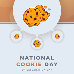 National Cookie Day Celebration Vector Design Illustration for Background, Poster, Banner, Advertising, Greeting Card