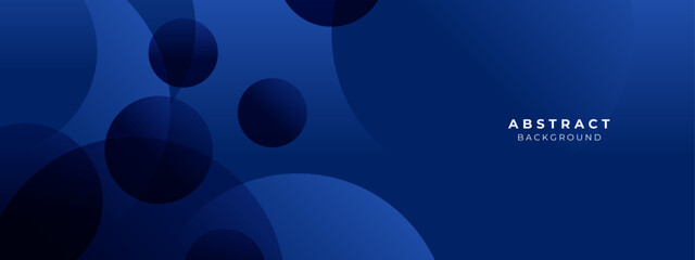 Abstract blue square shape with futuristic concept background
