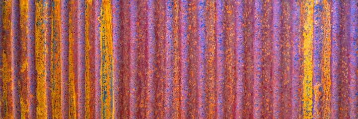 Rustic galvanized sheet textured for background