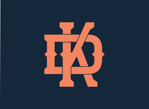 KD Logo Design Or DK Logo Design