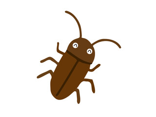 喜んでいるゴキブリ　イラスト