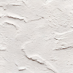 White rough filler plaster facade wall texture background.