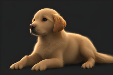 Generative AI, 생성형, 인공지능, golden retriever
