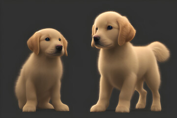 Generative AI, 생성형, 인공지능, golden retriever