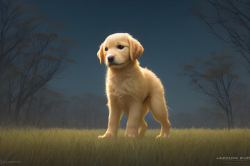 Generative AI, 생성형, 인공지능, golden retriever
