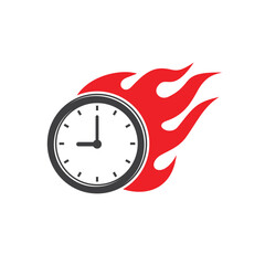 illustration of deadline, deadline icon, vector art.