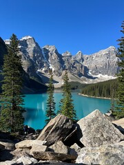 Moraine Lake in Banff, Alberta, Canada