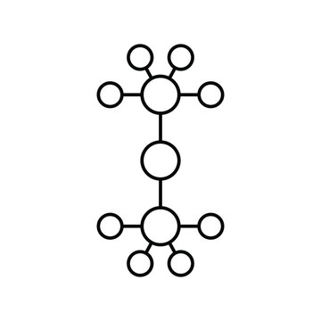 Propyne molecular geometry icon design. isolated on white background. vector illustration