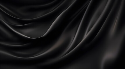 Black fabric background Generative ai - 622890878