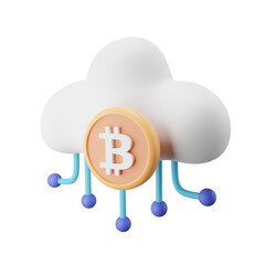 Bitcoin 3D Icon Set Binary Binance Dash XRP Coin Mining Investment Trading Finance Financial Ethereum Wallet App ETH