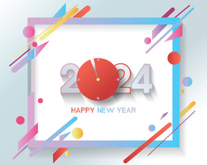 Happy new year 2024. Merry Christmas and Chinese new year