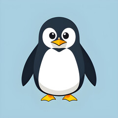 anime inspired vector mascot of an adventurous penguin the penguin