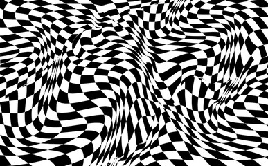 Abstract Checkered Pattern Seamless Motion Background