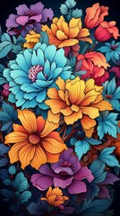 Flower Art - Generative AI