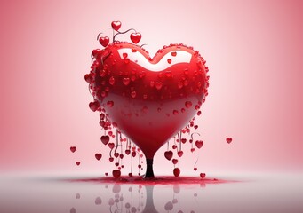 Sweetheart Affection. Love Concept with a Heartwarming and Sweet Touch.