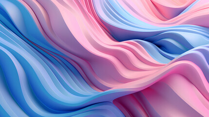 Waving blue and pink abstract background