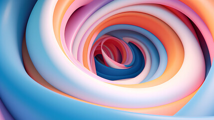 Fototapeta na wymiar Waving blue and pink abstract background