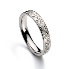 beautiful ring design. wedding engagement rings with diamonds on isolate white