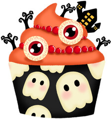 Red Eyes Halloween Cake