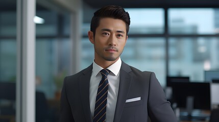 Fototapeta premium オフィスで働く男性