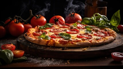 Obraz na płótnie Canvas Delicious Pizza Delight