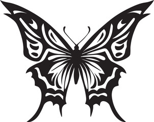 Butterfly vector tattoo design