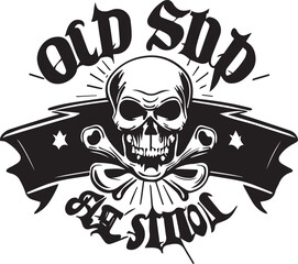 Danger vector silhouette illustration