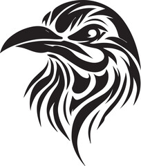 Eagle Face tattoo design illustration