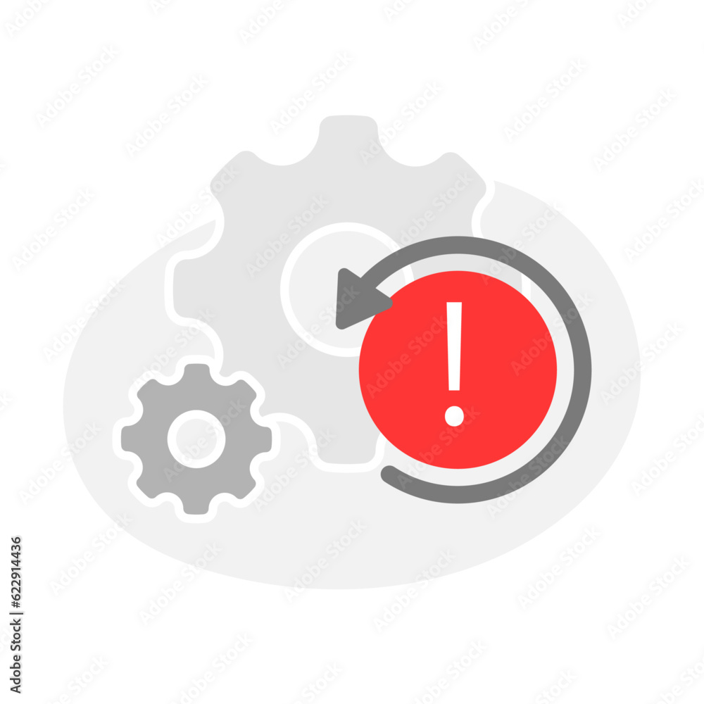 Poster error while loading, couldnt load, tap to retry concept illustration flat design vector eps10. moder