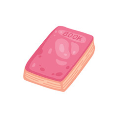 Book school stationery cartoon vector illustration