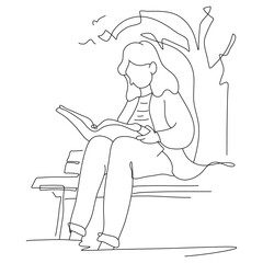 Read a Book Flat illustration, are used for UI UX designs, adding visual appeal and creativity to websites, apps, and digital platforms, enhancing the user experience