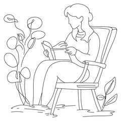 Read a Book Flat illustration, are used for UI UX designs, adding visual appeal and creativity to websites, apps, and digital platforms, enhancing the user experience