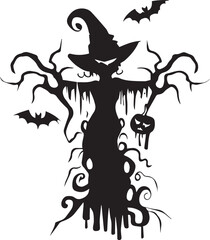 Scary Tattoo Vector illustration