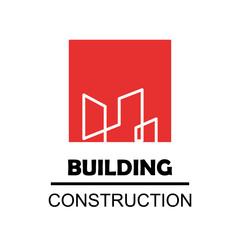 Building construction company logo design, suitable for construction company