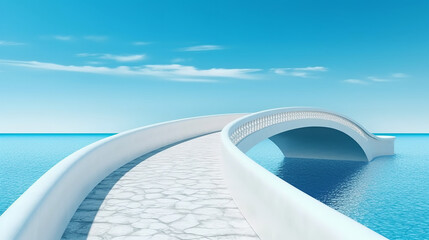 Obraz na płótnie Canvas bridge over the sea