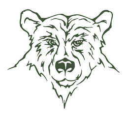 Hunting Bear Sticker