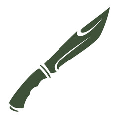 Obraz premium Hunting Knife Sticker