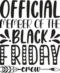 Black-Friday  SVG T-Shirt Design