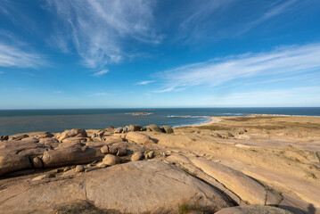 Dunes of the Cabo Polonia National Park in the Department of Rocha in Uruguay.