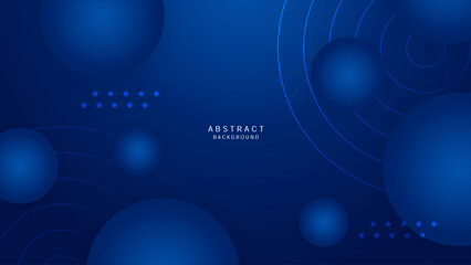 Abstract geometric blue pattern design in memphis style. Vector illustration.