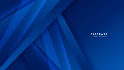 Blue shape abstract background. Template for wallpaper, banner, presentation, background