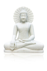 buddha statue isolated on white background. This has clipping path.