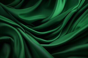 Fototapeta premium basil green cloth swrirl dark authentic elegant noise effect