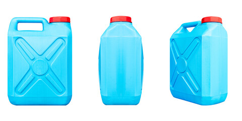 Collection set blue gallon water