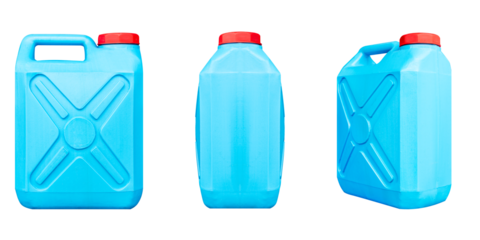 Collection set blue gallon water