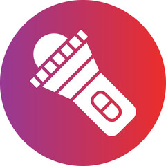 Vector Design Flashlight Icon Style