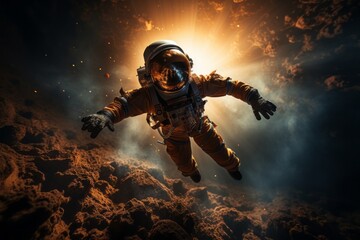  Astronaut In Outer Space, Generative AI